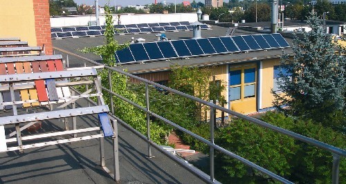 Varer testes og solvarmeanlæg