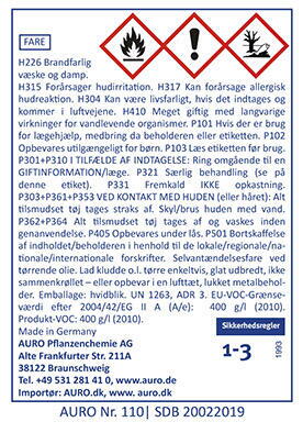 Terrasseolie nr. 110