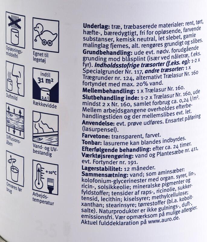 Trælasur nr. 160 Lys Eg