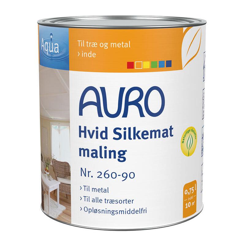 Hvid Silkemat Maling nr. 260-90