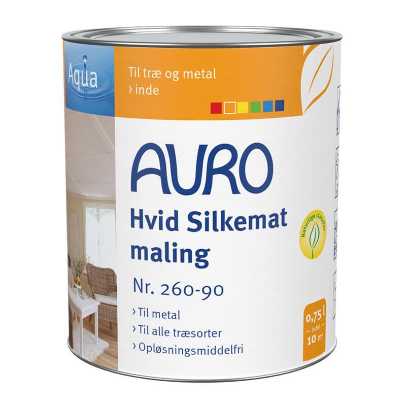 Hvid Silkemat Maling nr. 260-90