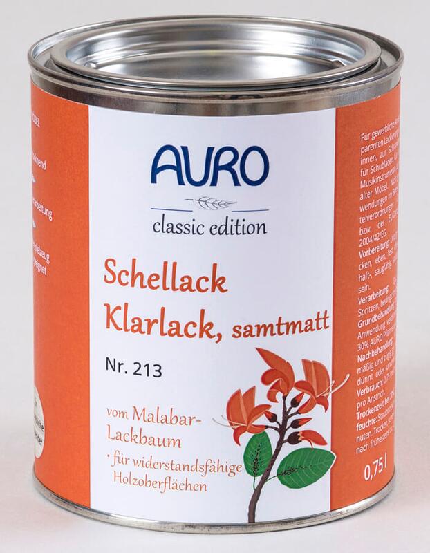 Fløjlsmat Schellak-Klarlak nr. 213